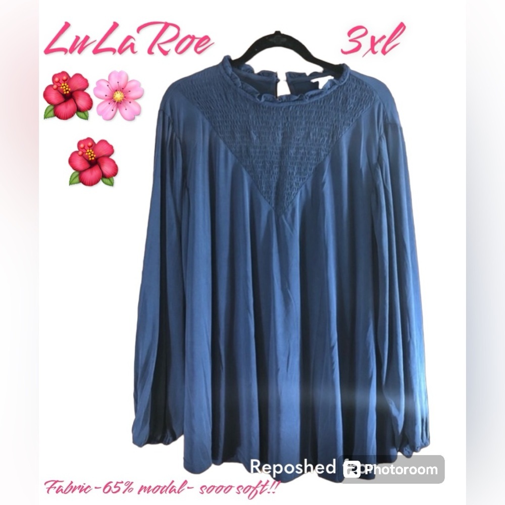 LuLaRoe 3XL Long Sleeve Top EUC